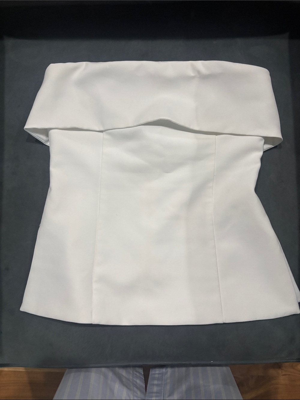 White Strapless Women’s Babaton 6 top